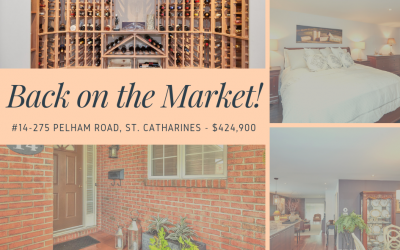 #14-275 Pelham Road is back on the market!