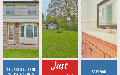 NEW LISTING: 34 Garfield Lane, St. Catharines