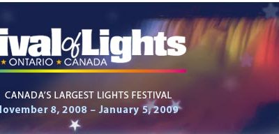 The Winter Festival of Lights in Niagara Falls!